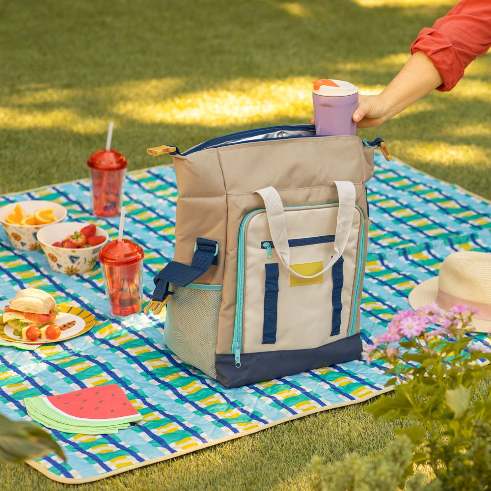 Bolso cooler de picnic 38.5x23x35.5 cm