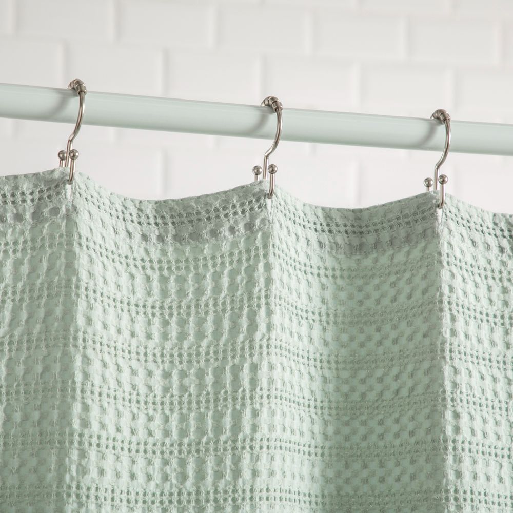 Cortina para baño de algodón jacquard 180x190 cm