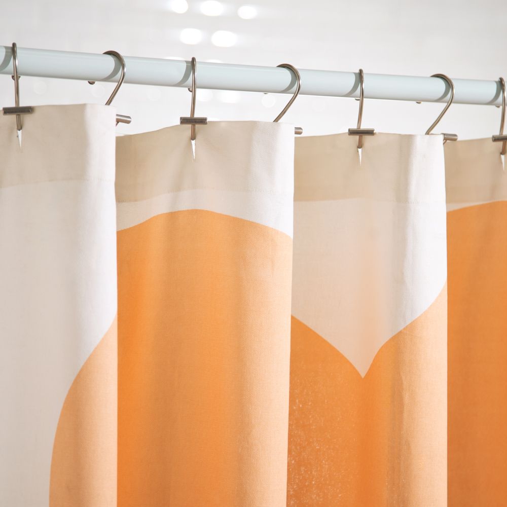 Cortina de baño Twill de algodón estampado 180x190 cm