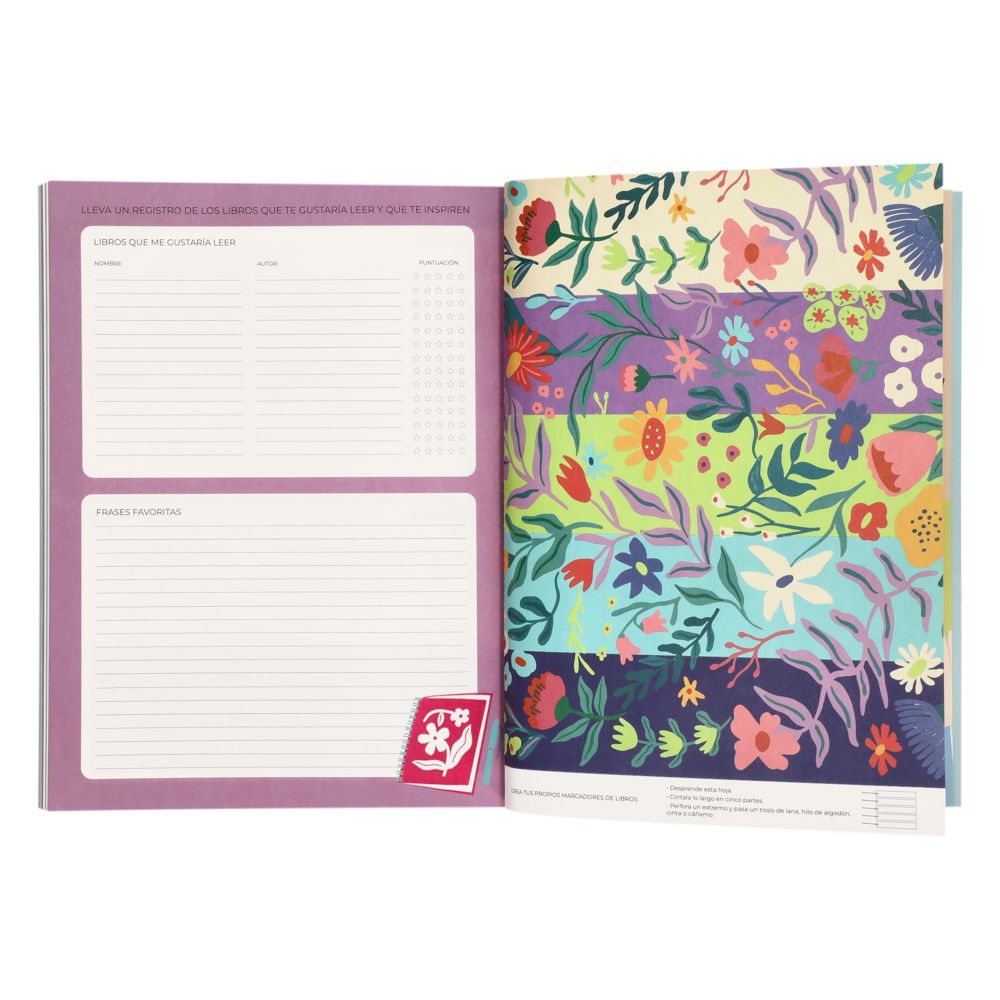 Planner anual con diseño 52 semanas