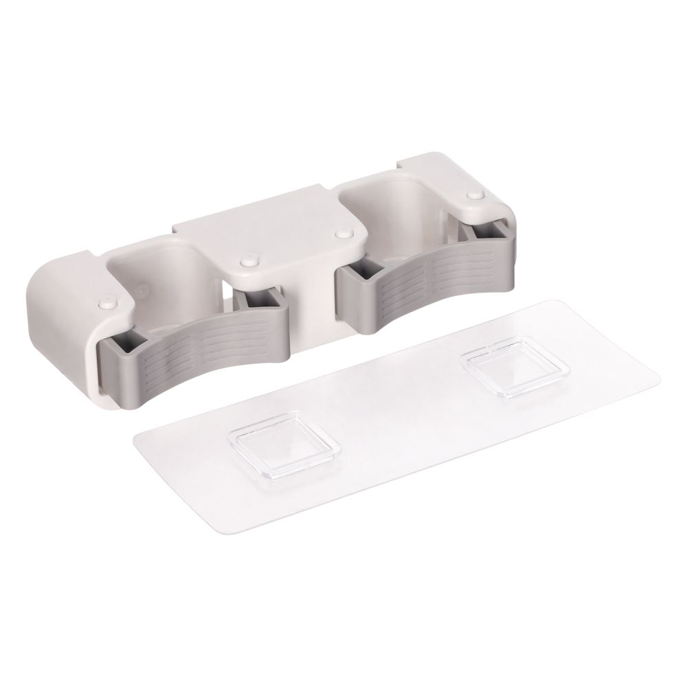 Soporte de pared para escoba multiuso