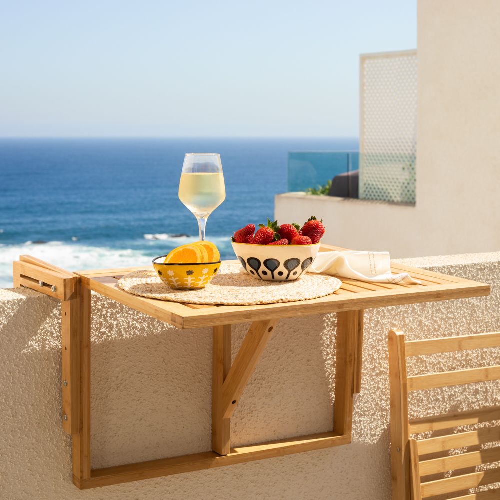 Mesa Bambú 60x60x40 cm