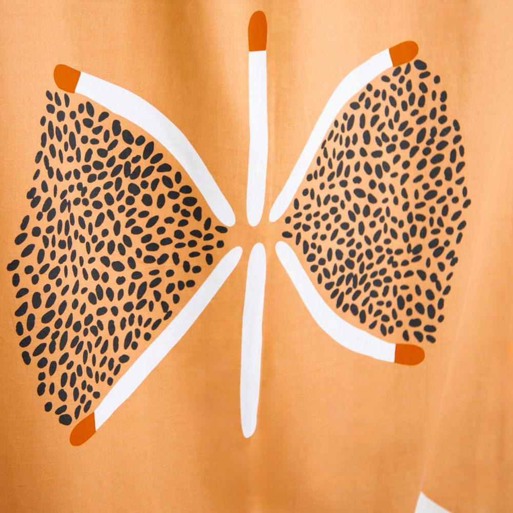 Cortina de baño Twill de algodón estampado 180x190 cm