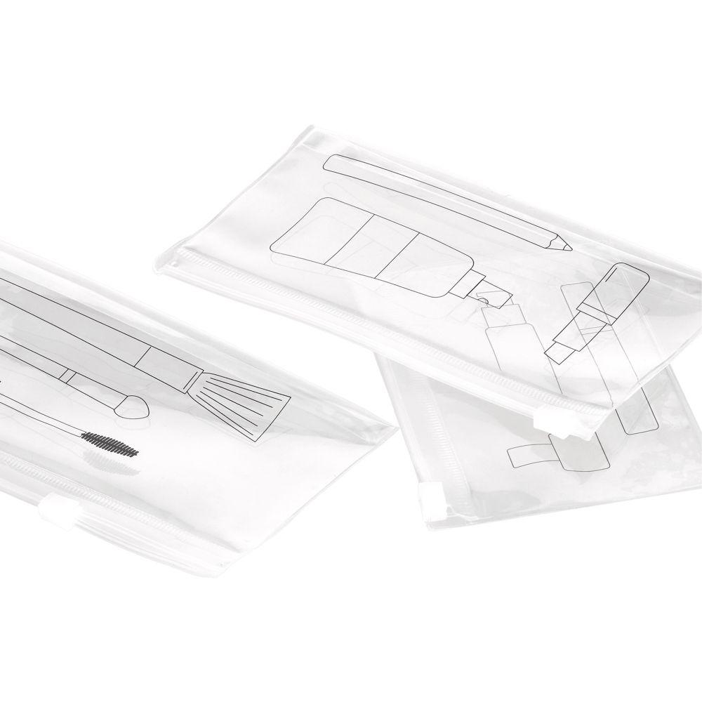 Set de 3 estuches para baño