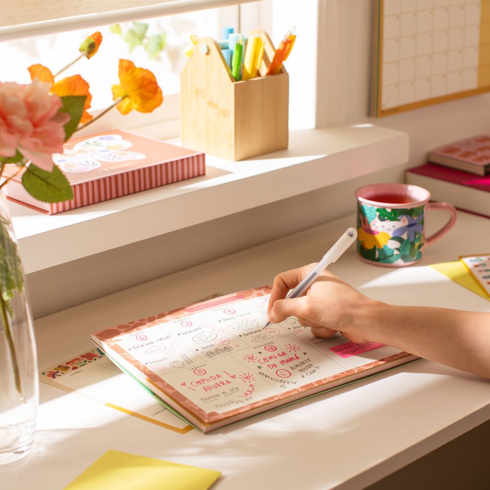 Block planificador semanal 60 hojas 21x31 cm