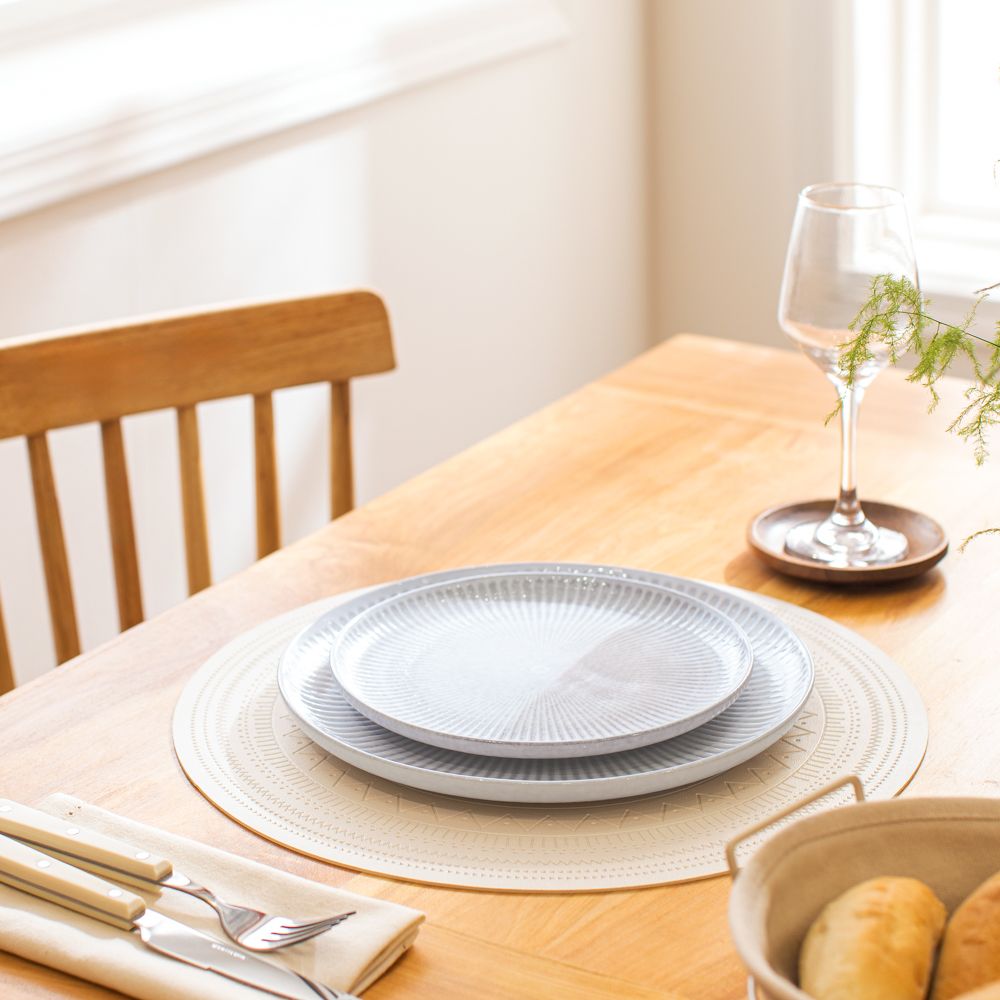 Plato de comida cerámica gres 27 cm