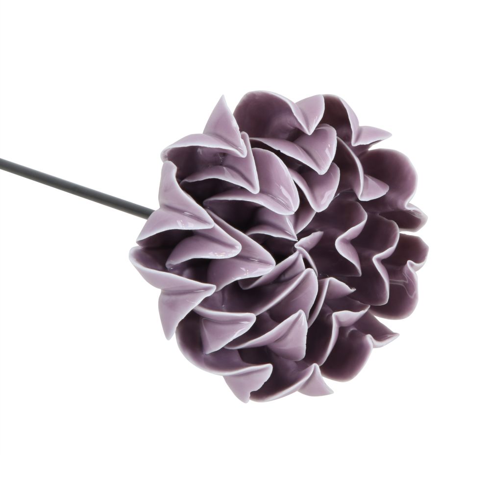 Estaca para jardín de flor cerámica