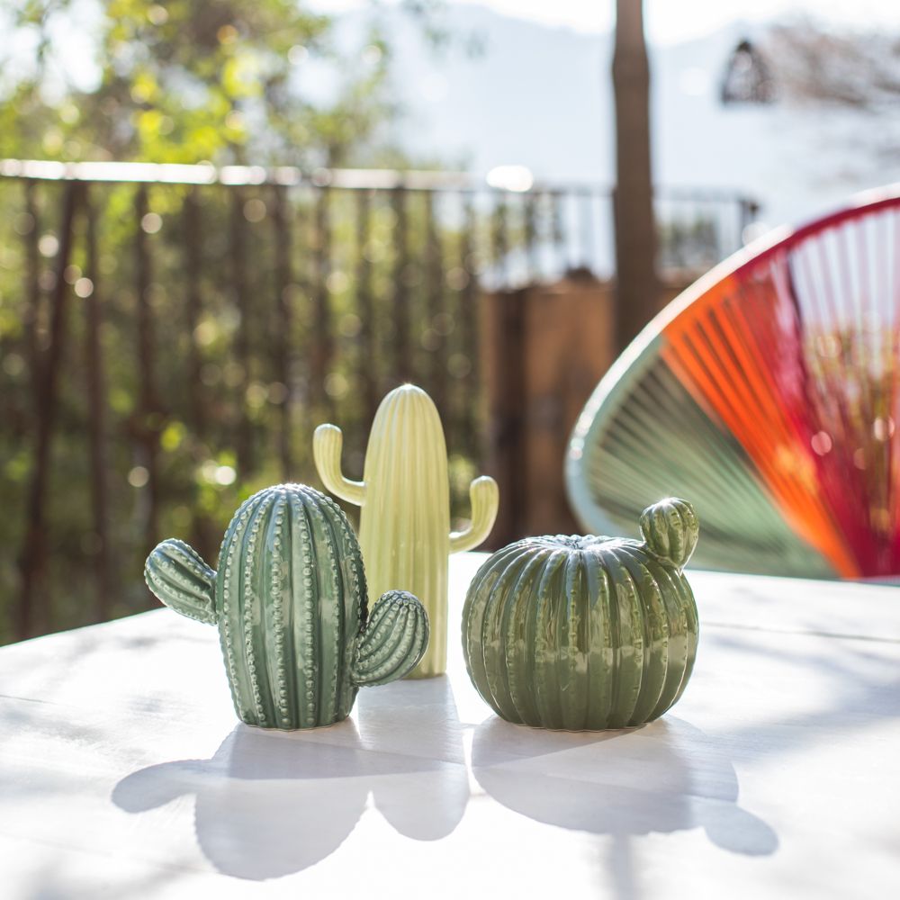 Cactus de cerámica 20x7.5x16 cm