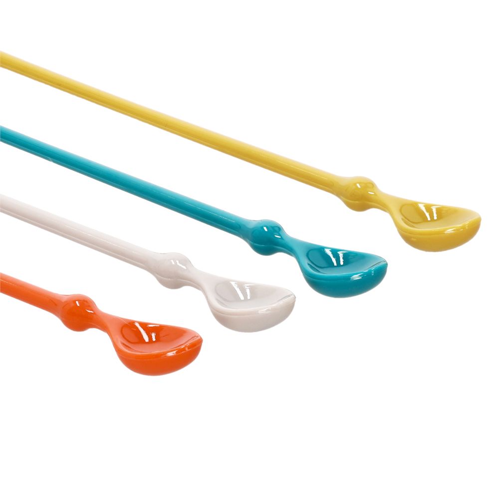 Set de 4 revolvedores de plástico