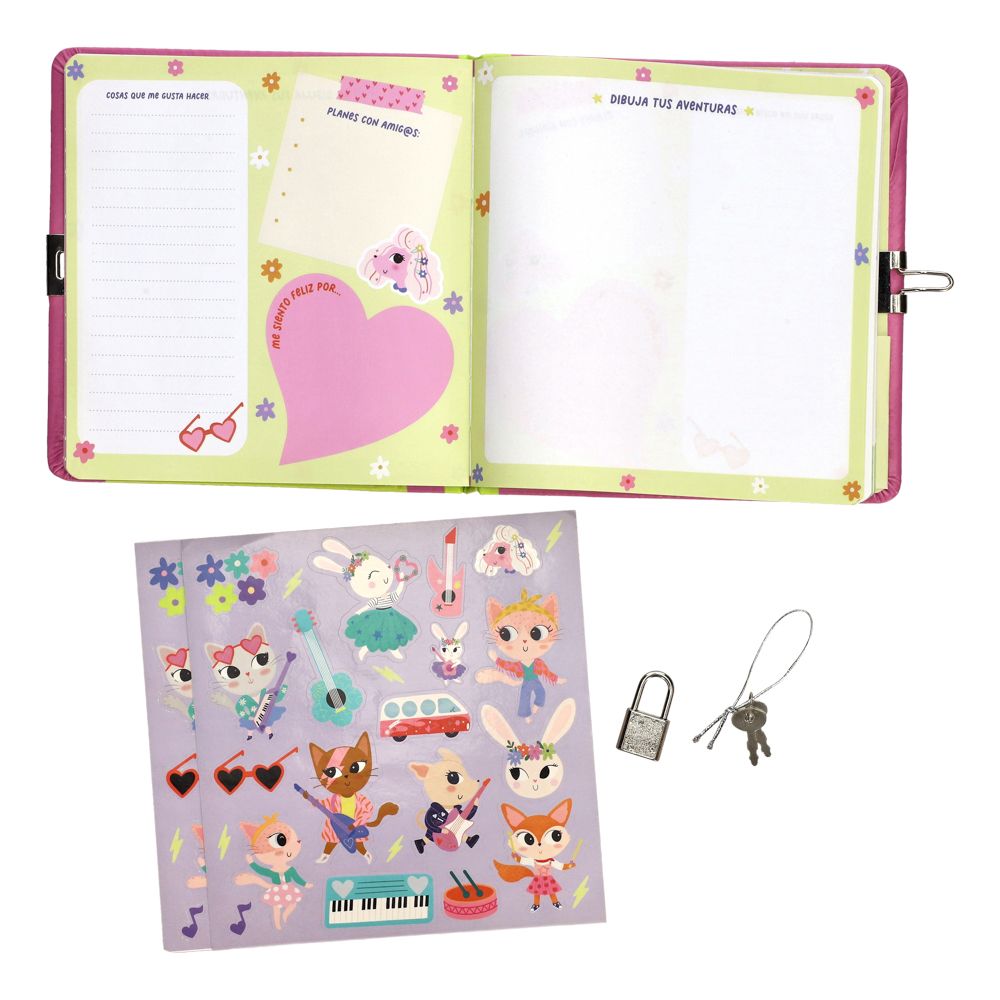 Diario de secretos 17x3x17 cm