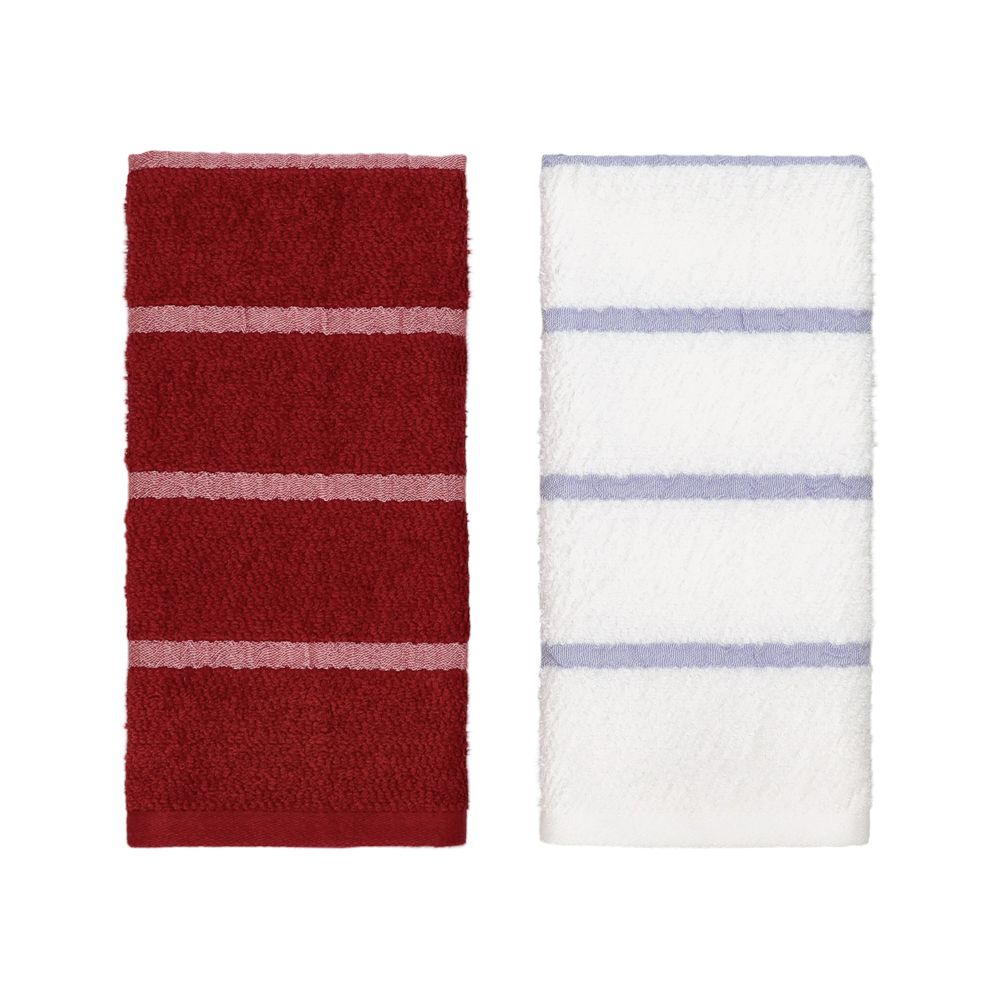 Set de 2 paños cocina terry 40x60 cm