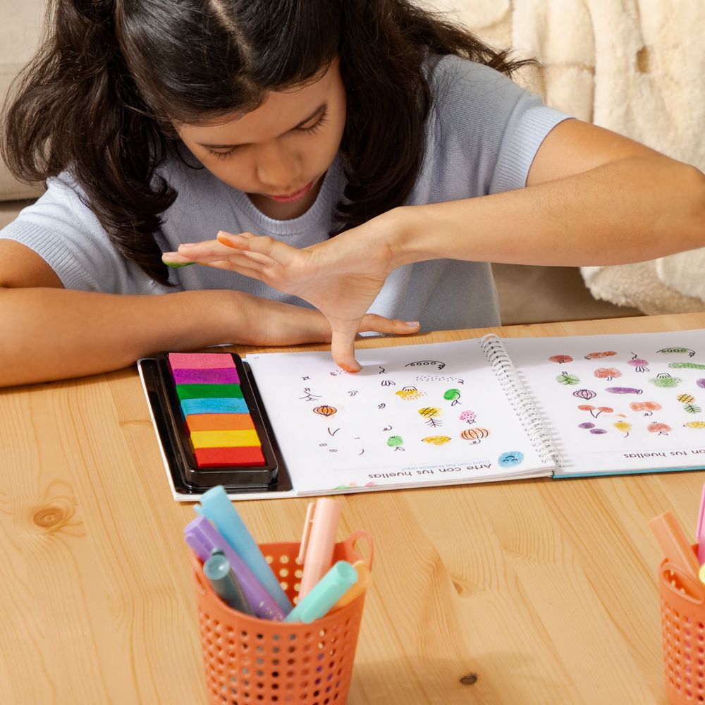 Block de actividades para pintar con huellas