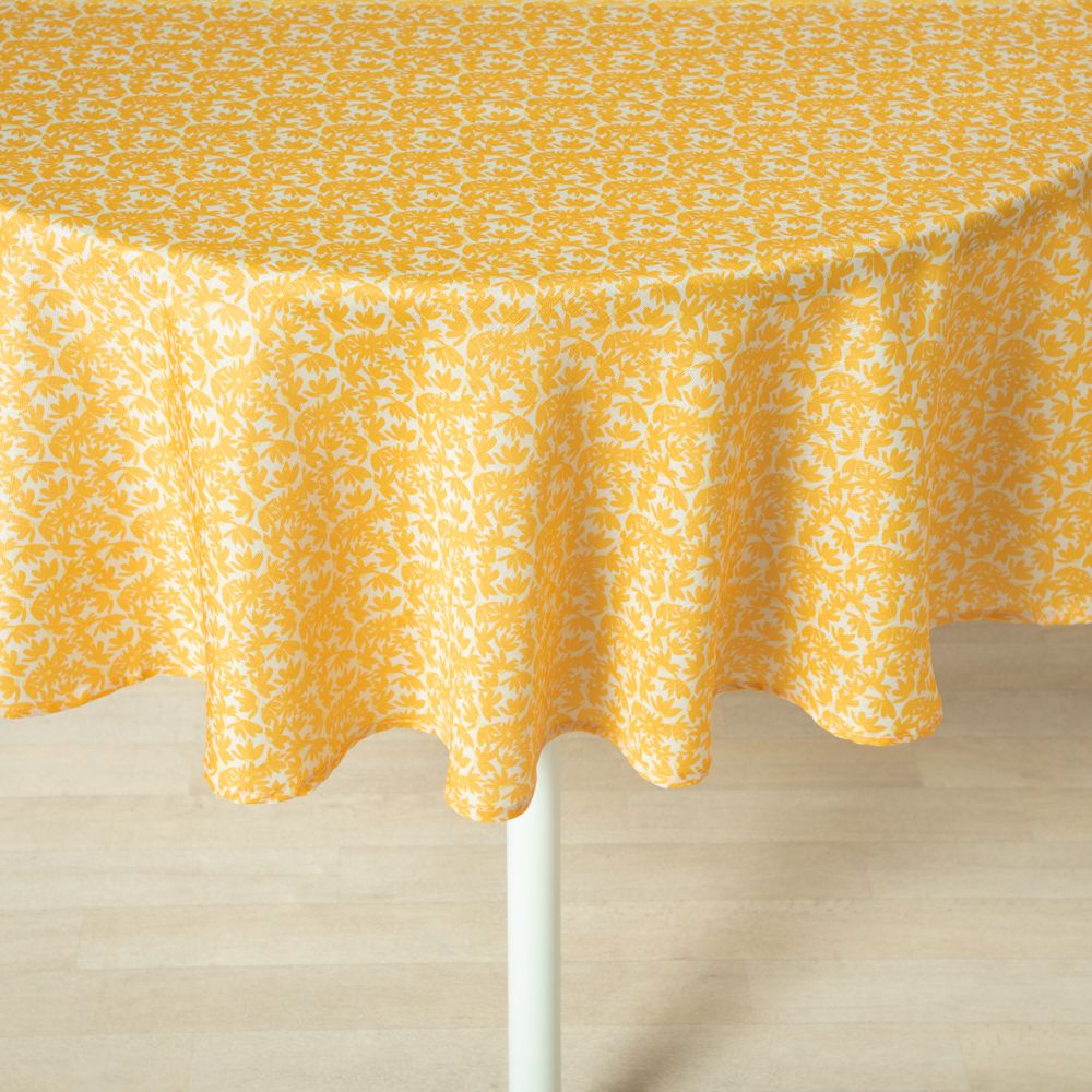 Mantel texturado con estampado diámetro 150 cm