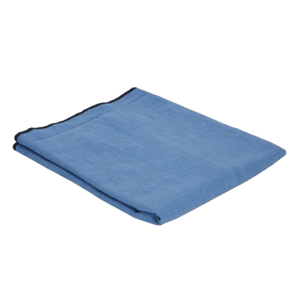 Funda de cojín de ramio y algodón 45x45 cm