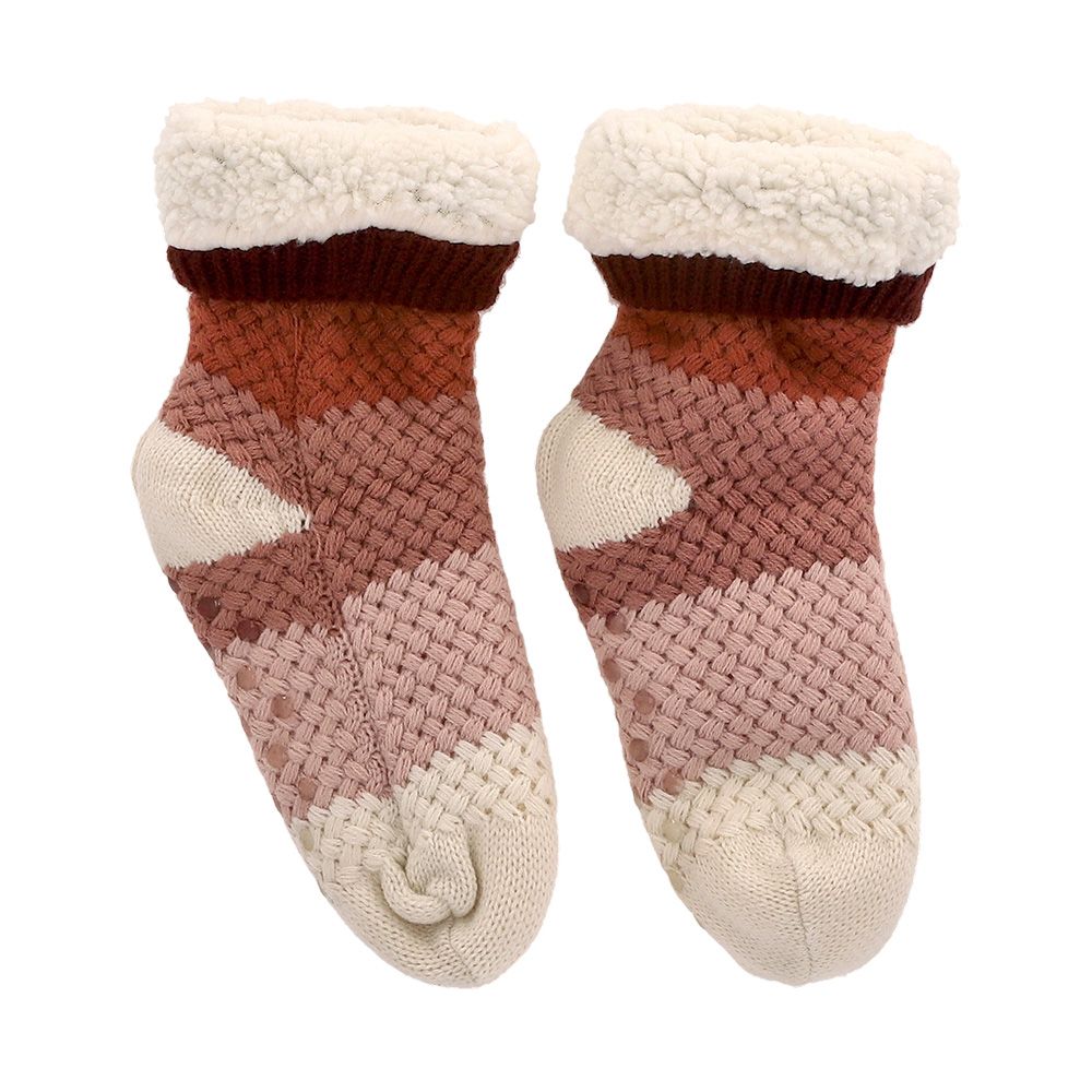 Calceta tejida sherpa con diseño G