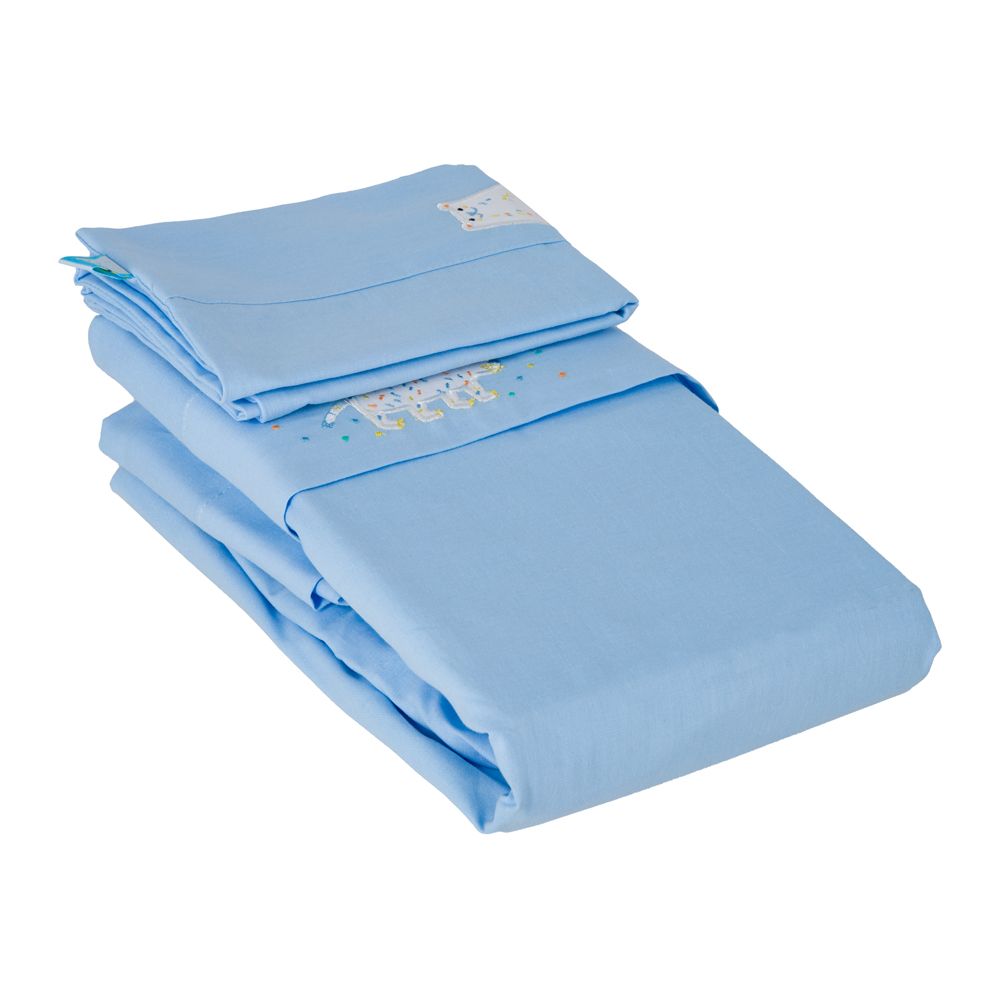 Set de sábanas y funda para cuna de algodón
