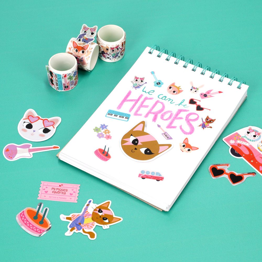 Set de 30 stickers variados