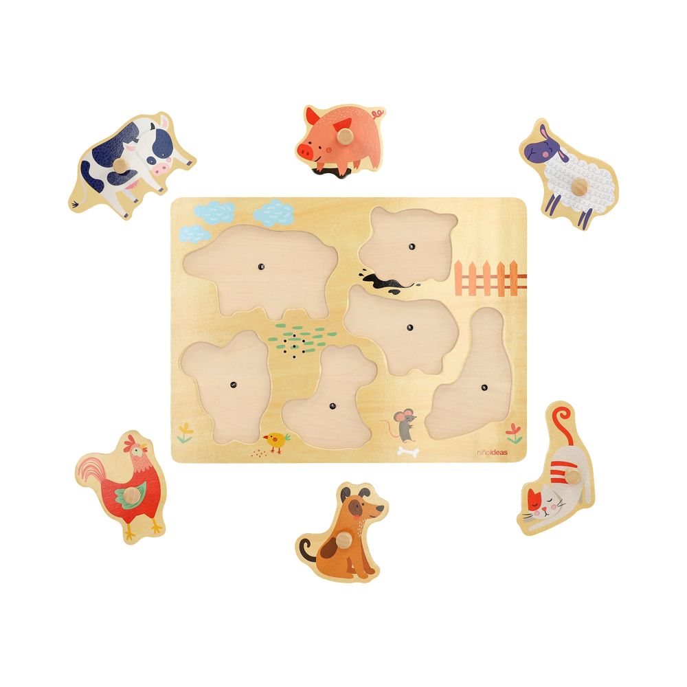 Panel didáctico de madera sonido