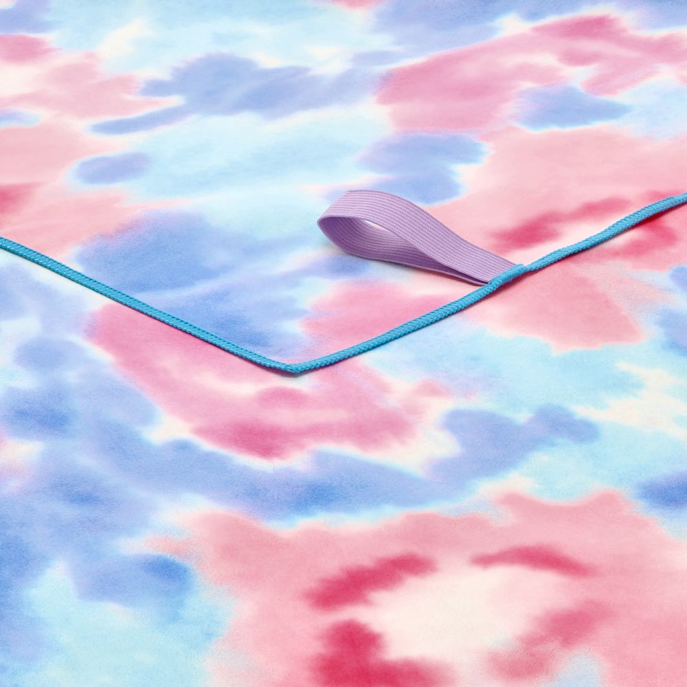 Toalla de microfibra con diseño tie-dye 75x150 cm