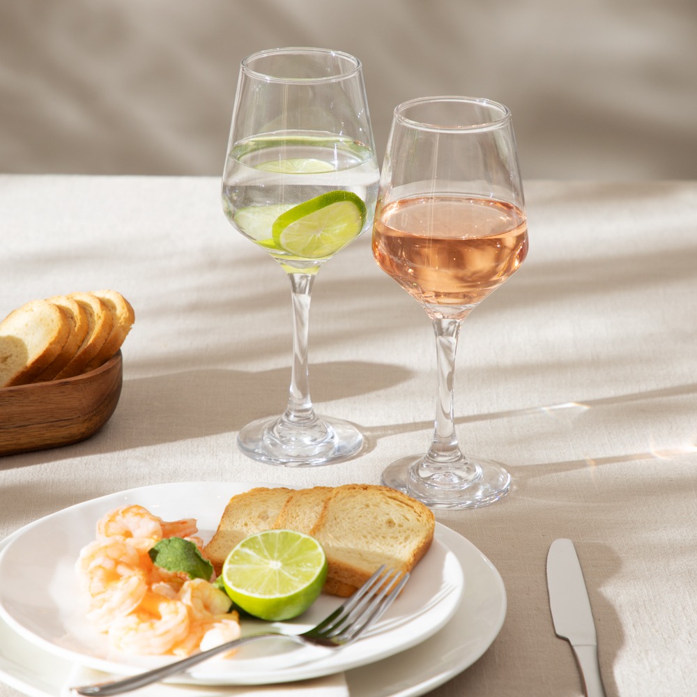 Set 4 Copas Vidrio Agua