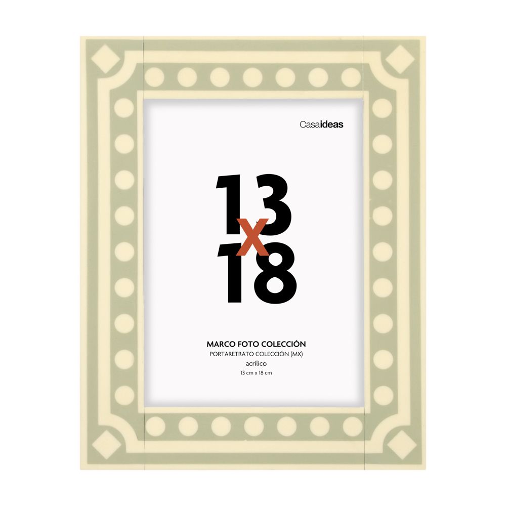 Marco de foto acrilico con diseño 13x18 cm