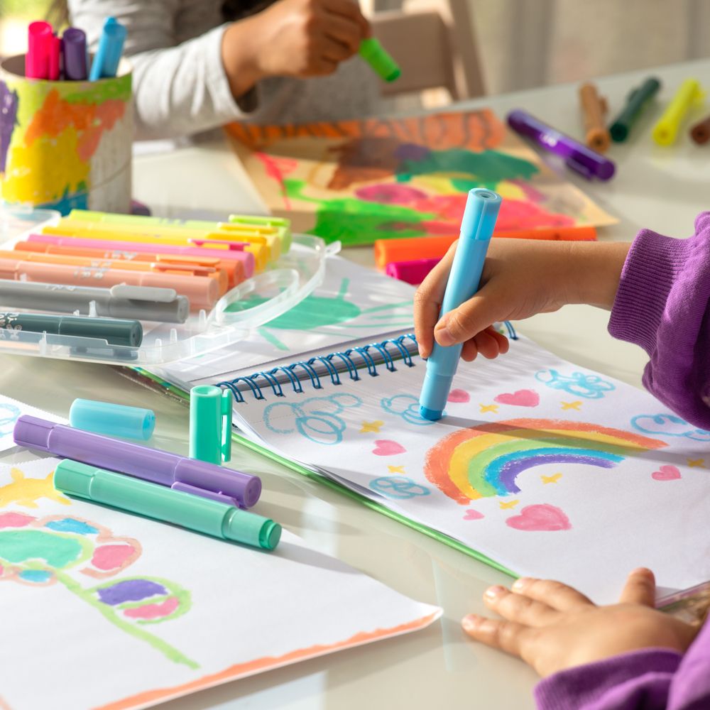 Set 12 Crayones de Témpera Sólida