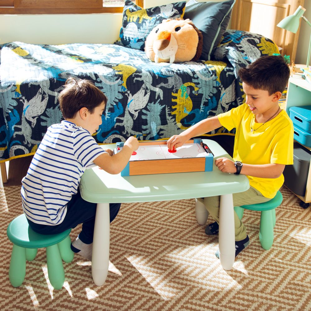 Juego mini air hockey