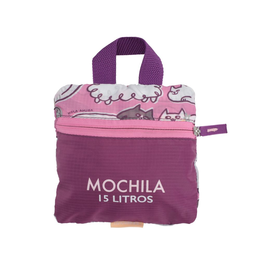 MOCHILA PLEGABLE NIÑA 15 L, 0000, 0013