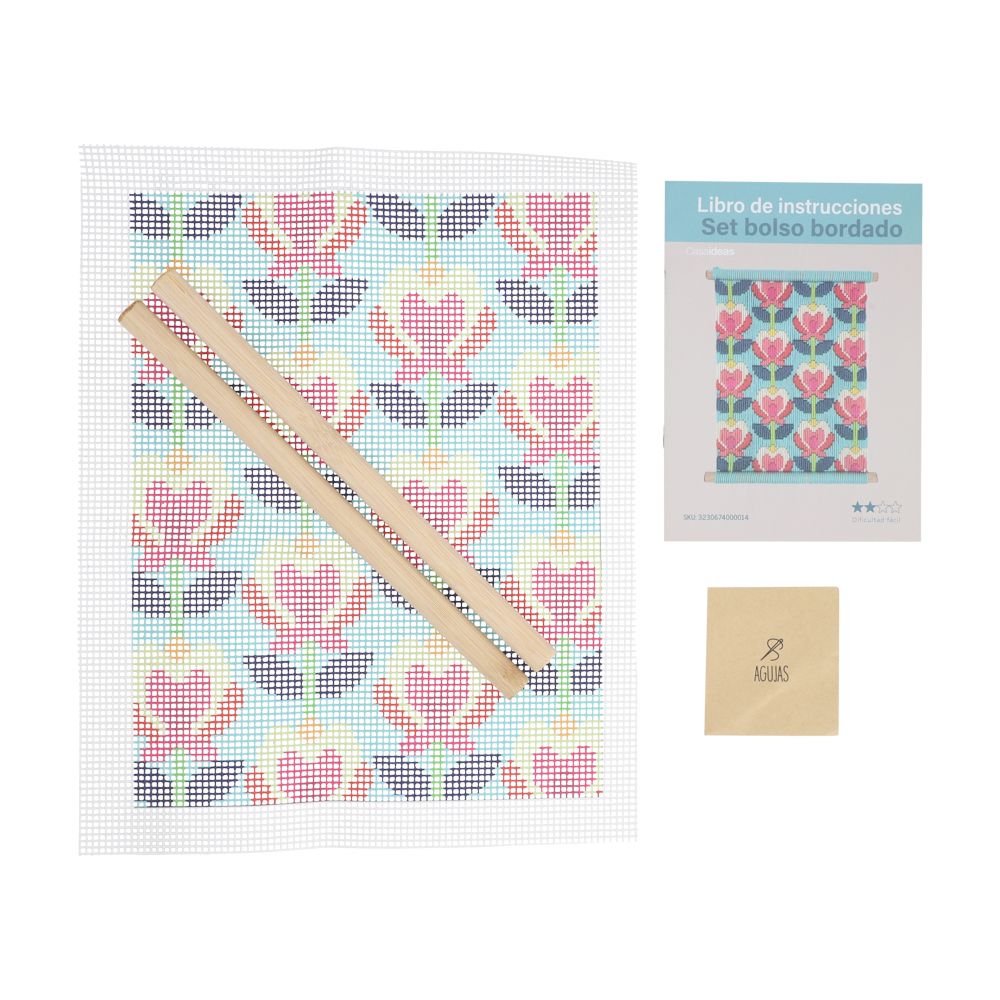 Set para hacer telar bordado 23x29