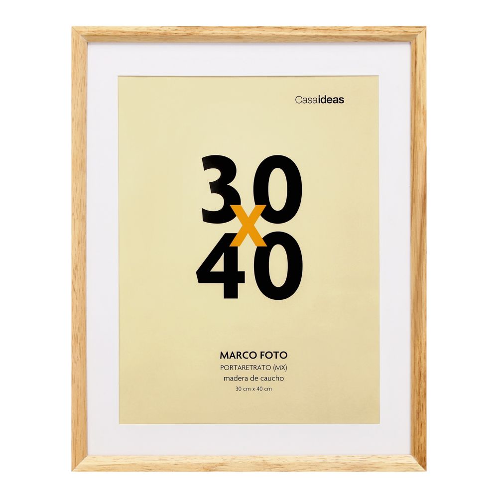 Marco de foto de madera 30x40 cm