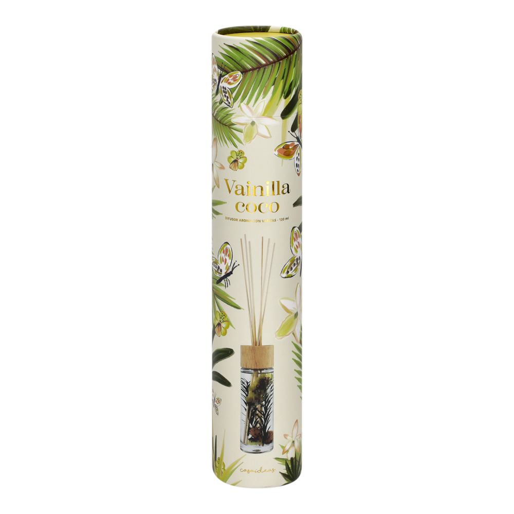 Botella con Varitas Aromáticas vainilla coco 120 ml