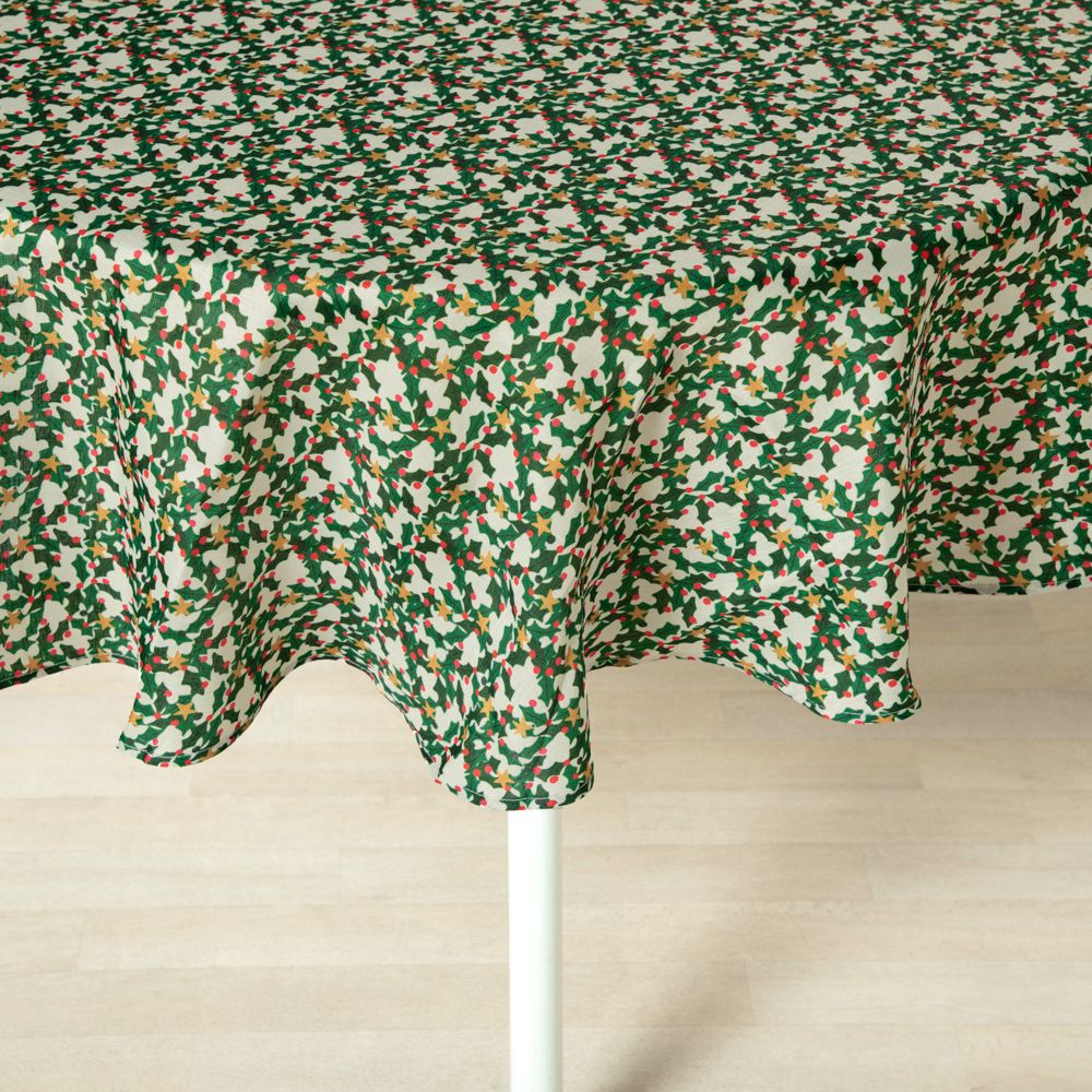 Mantel con estampado navideño diámetro 150 cm