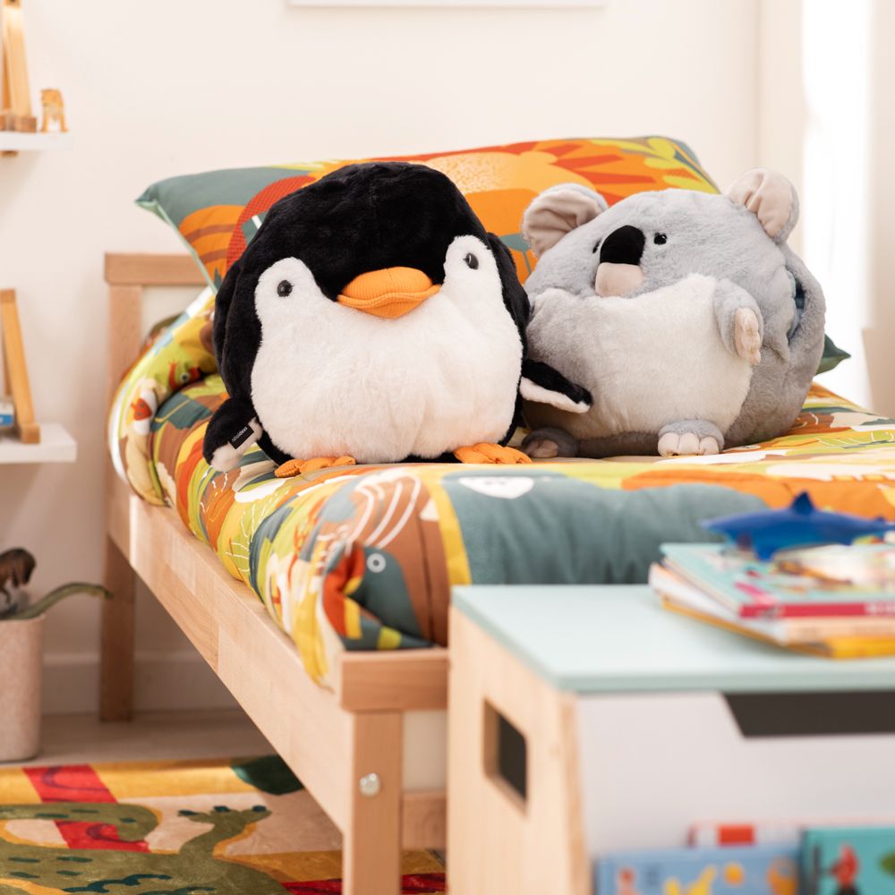 Peluche abriga manos infantil