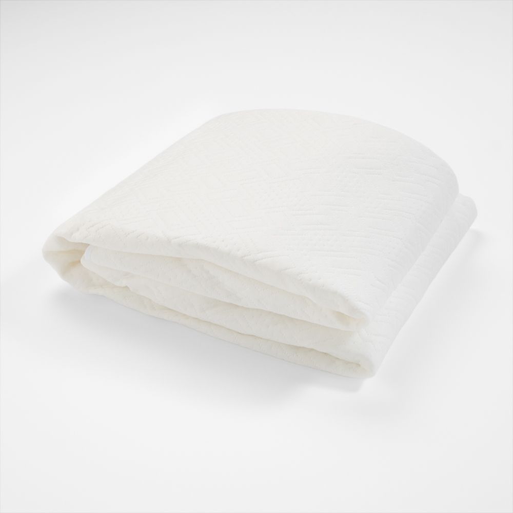 Cubrecolchón Jacquard acolchado repelente al agua matrimonial