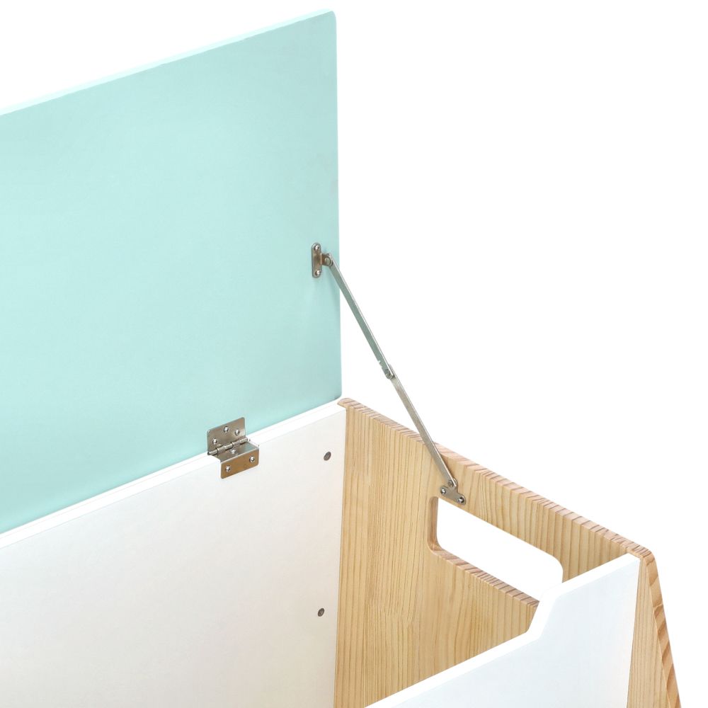 Baúl madera para libros infantil