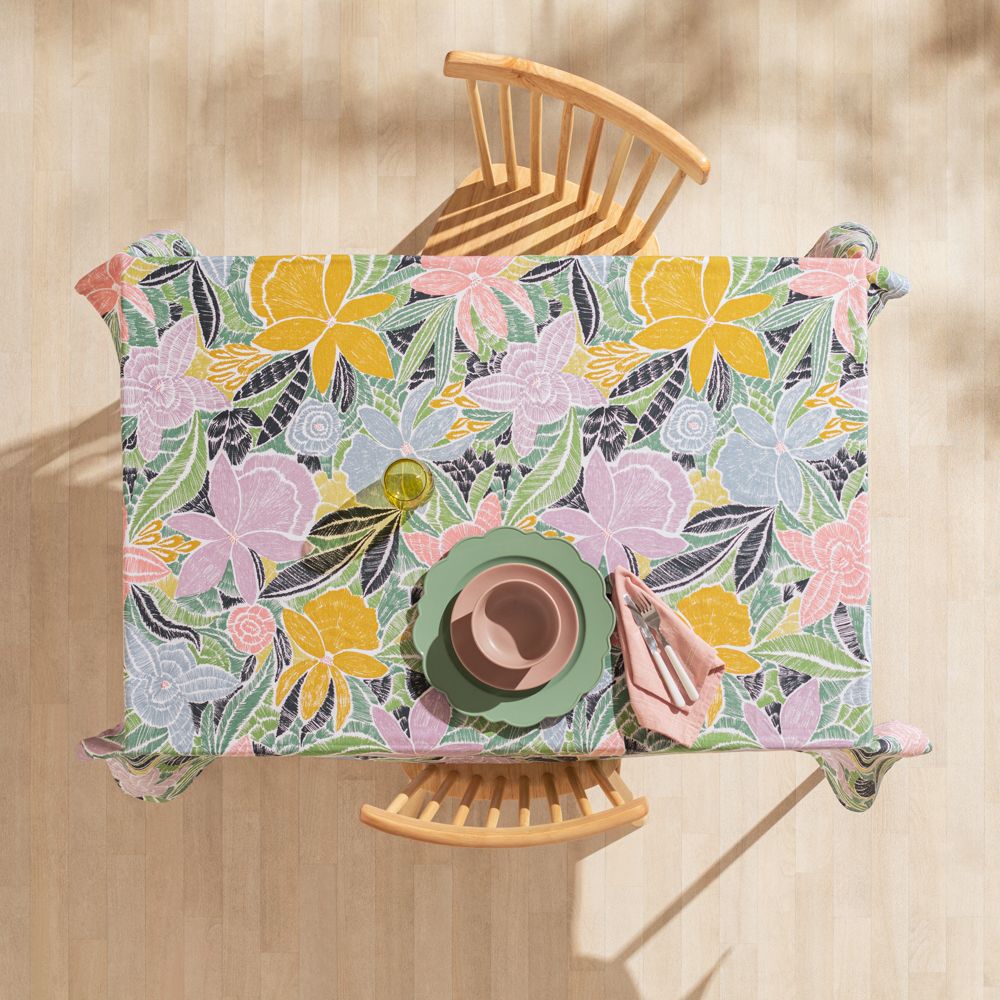 Mantel estampado 150x150 cm