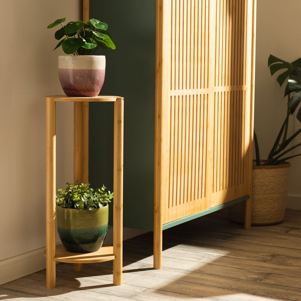 Soporte para maceta bambú 25x60 cm