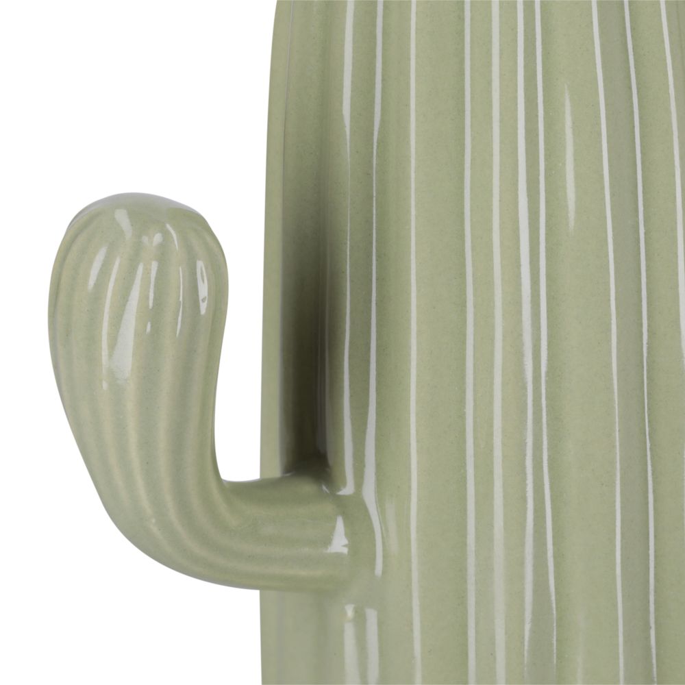 Cactus de cerámica 13.8x7x21.2 cm