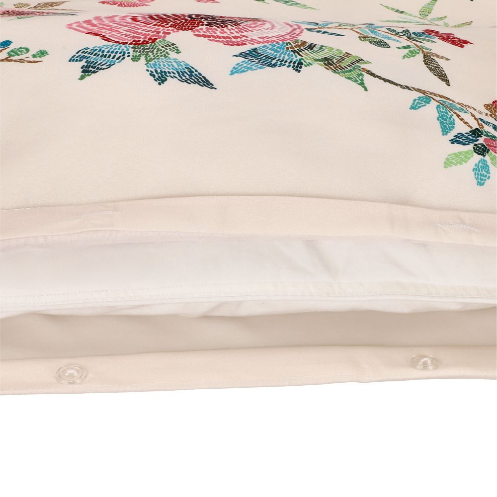 Funda de plumón estampada y bordada boró Individual