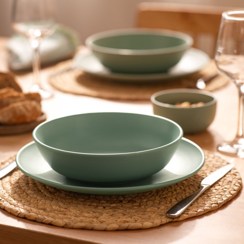 Individual redondo de fibra diámetro 38 cm