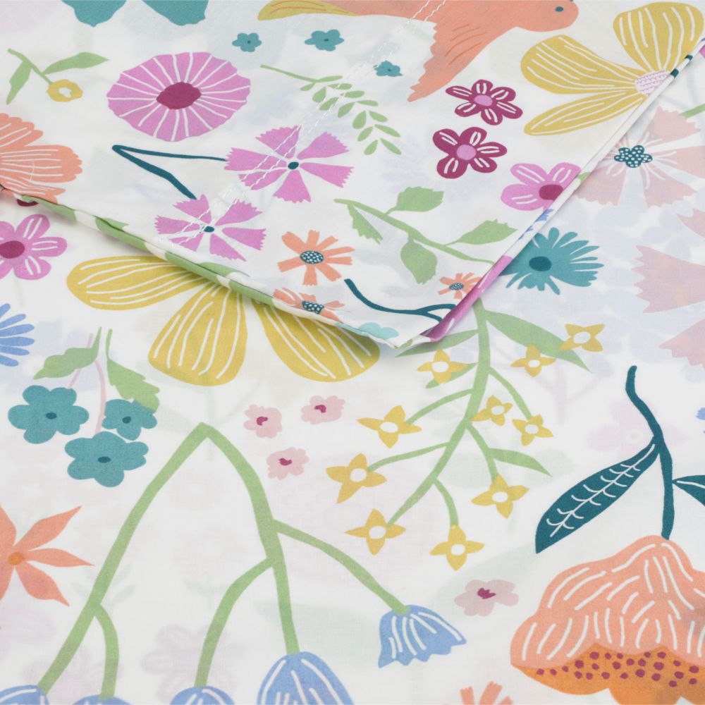 Set de sábanas algodón-poliéster estampadas 144 hilos Matrimonial