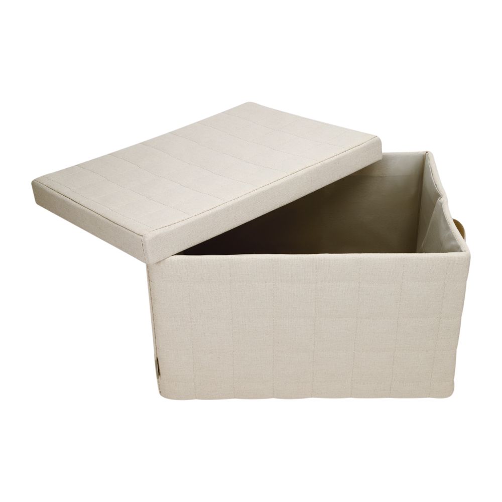 Caja organizadora textil quilt M
