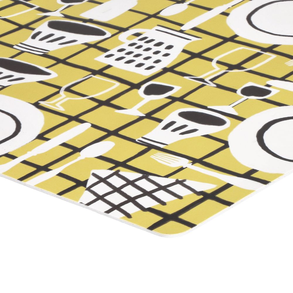 Set de 6 individuales goma eva 43x28 cm