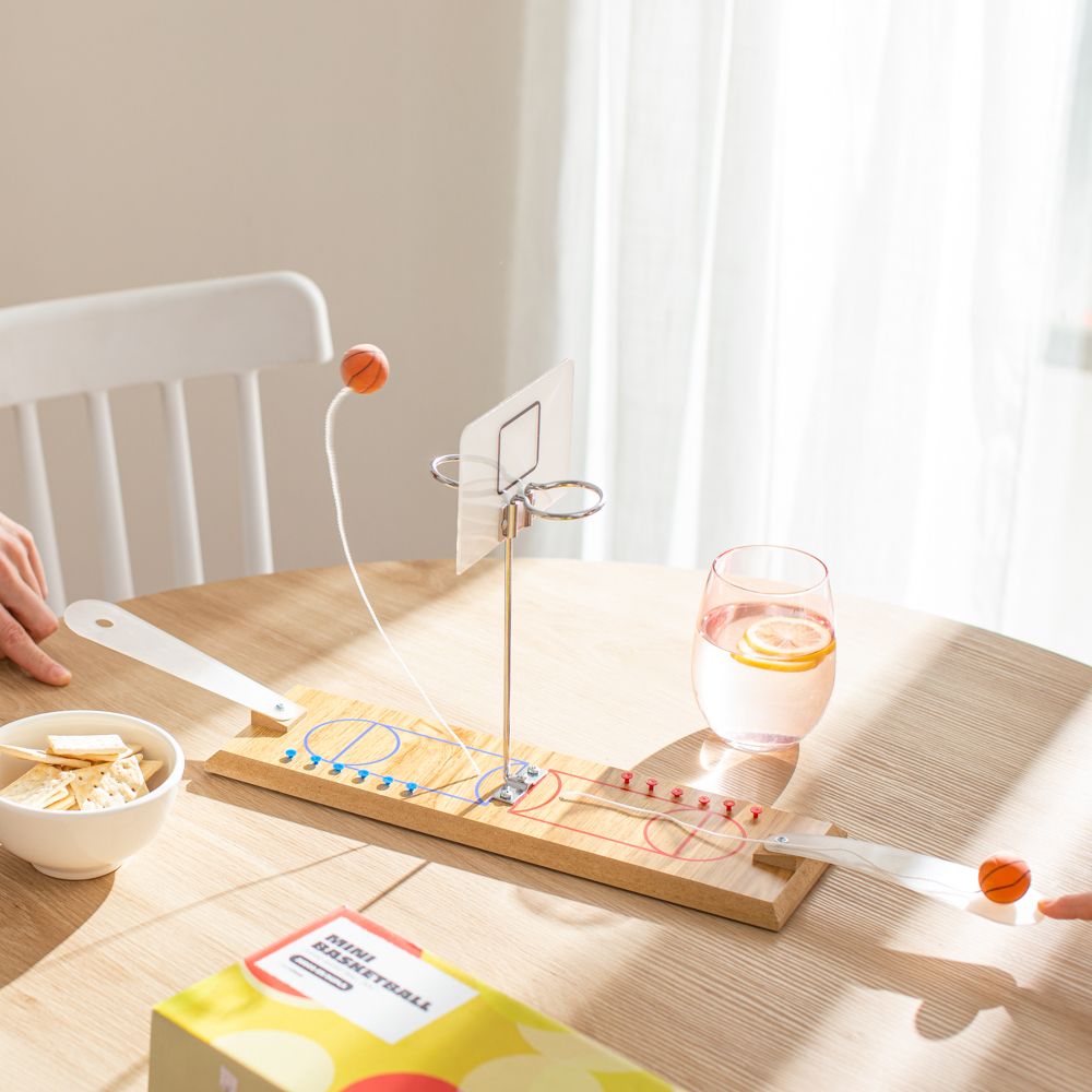 Mini basketball de madera 36x4,9x11 cm