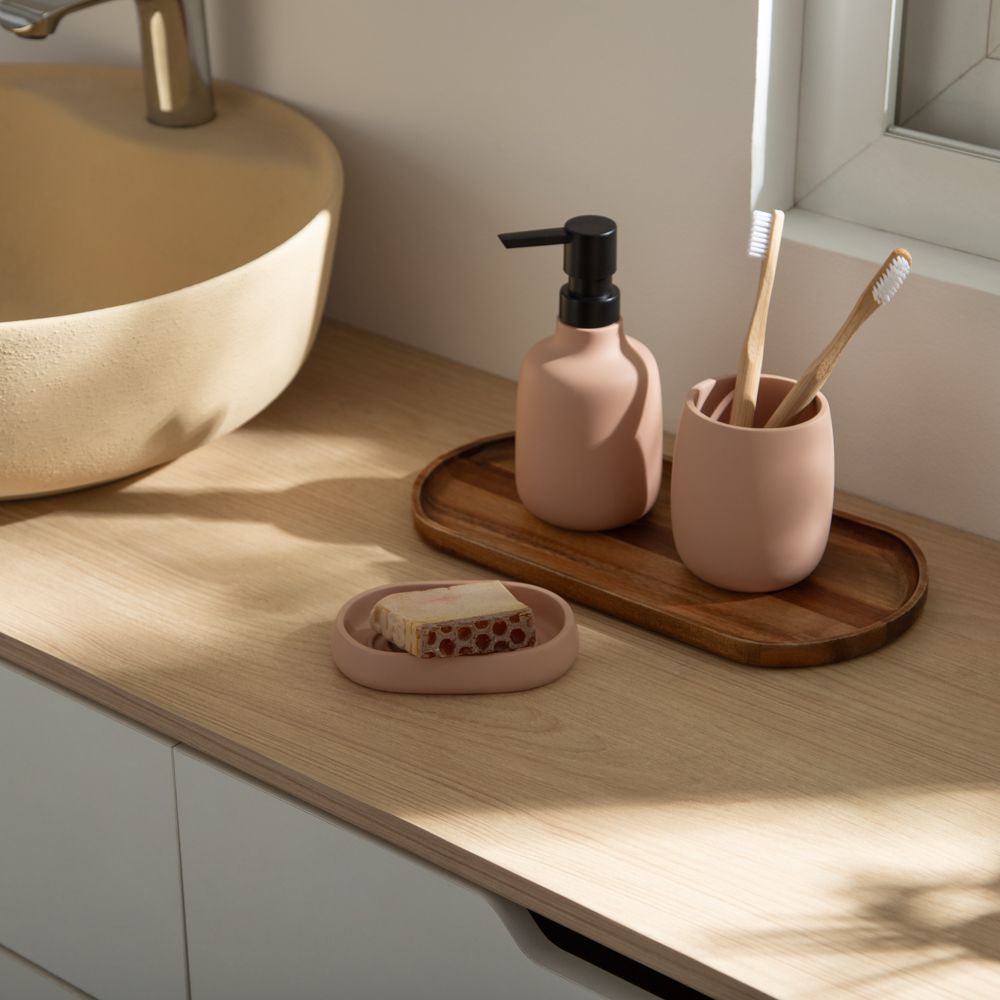 Vaso de resina para baño