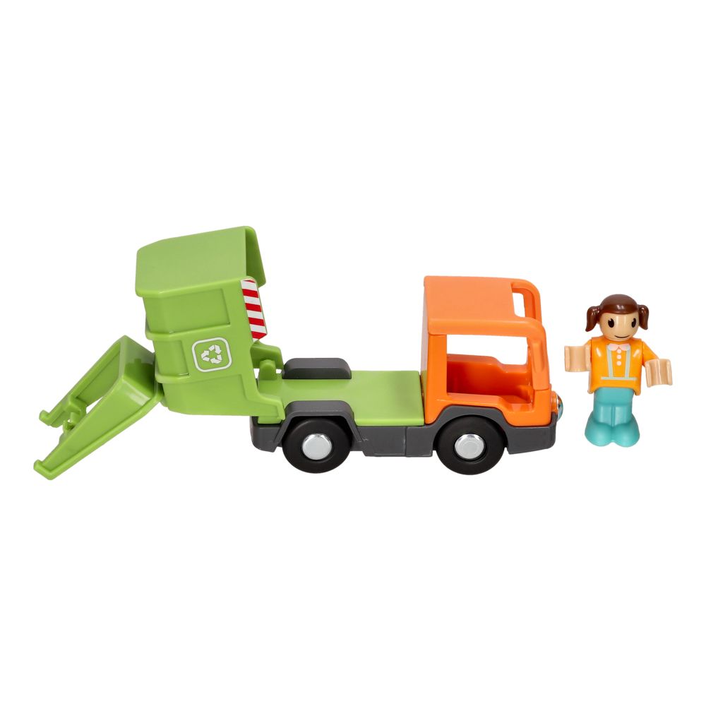 Auto de juguete con personaje Maderimovil