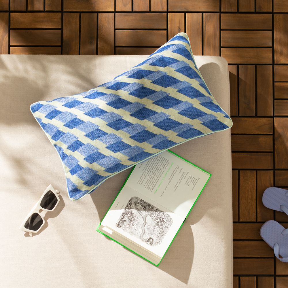 Cojín con diseño de tejido jacquard 30x50 cm