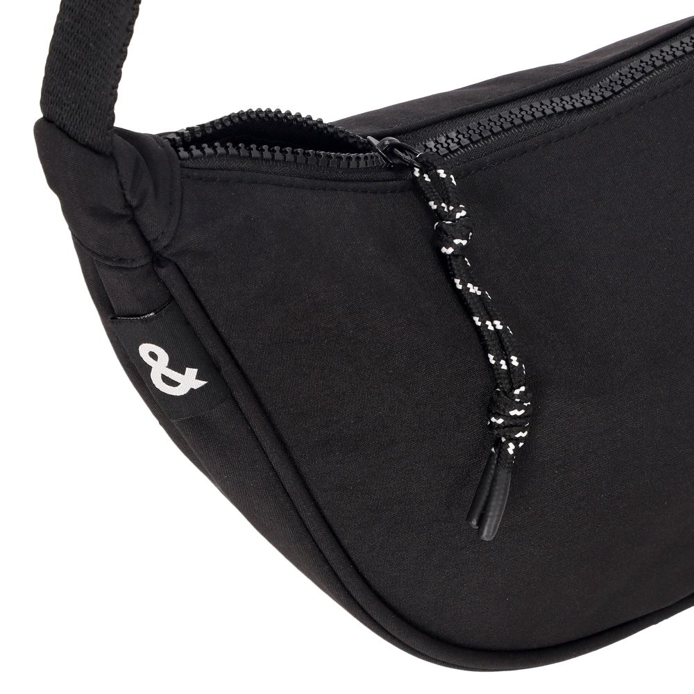 Bolso luna con cierre 34.5x9.5x16 cm