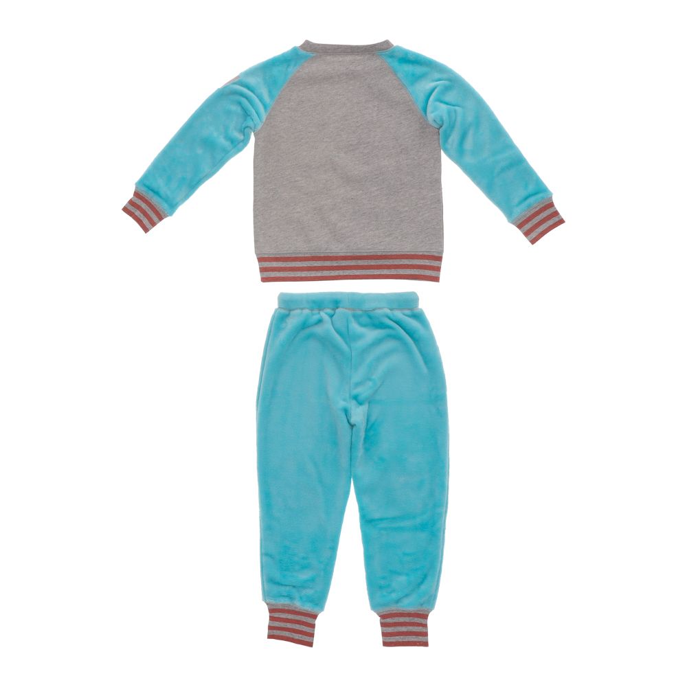 Pijama infantil de franela y polar coral talla 8