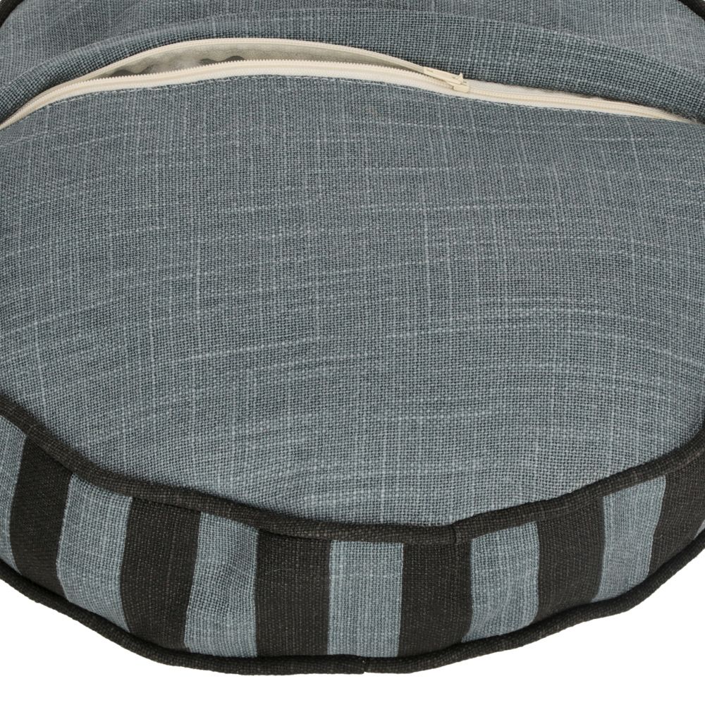 Cojín de algodón con bordado diámetro 35 cm